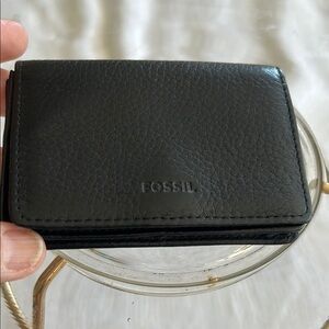 Fossil Black Leather Wallet